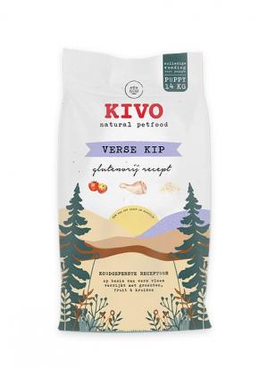 Kivo puppy tarwevrij met verse kip
