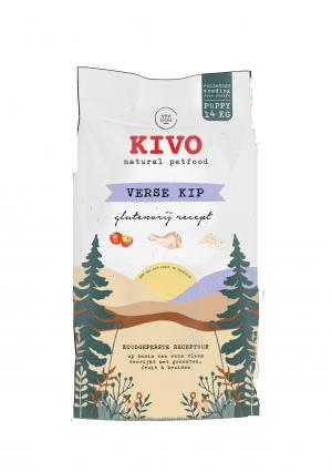 Kivo puppy tarwevrij met verse kip