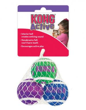 Kong kattenspeelgoed tennisballetjes